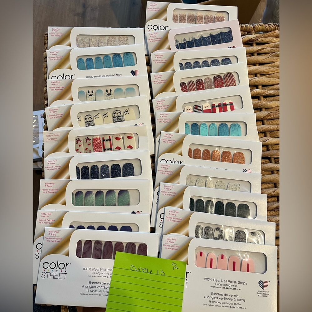 Color Street Nail Wraps - bundle 13